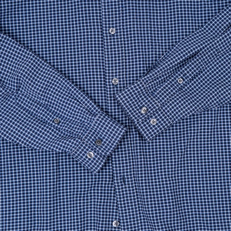 【USED】2000s Eddie Bauer : Oxford Plaid BD Shirt : L