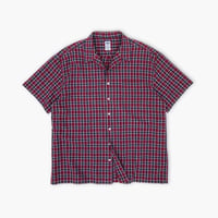 【USED】2000s OLD NAVY : Plaid Open Collar S/S Shirt : XXL