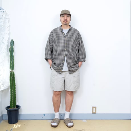 【USED】2000s Eddie Bauer : Cotton Poplin Bush Short Pant : w38