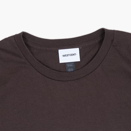 【NEW】WESTCENT : OG Logo Crew T-Shirt : Dark Chocolate