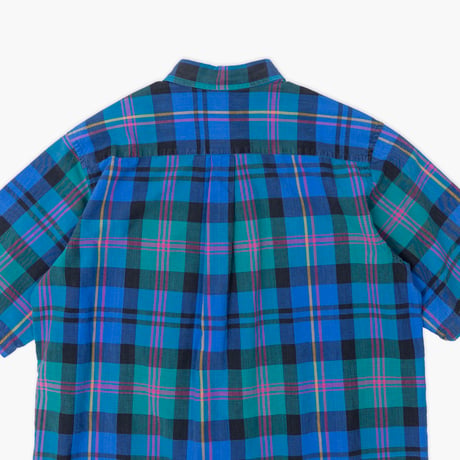 【USED】1970s-80s Abercrombie & Fitch : Plaid BD S/S Shirt : XL