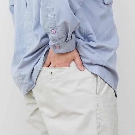 【USED】2000s L.L. Bean : 2Tuck Cotton Poplin Field Trouser : w36