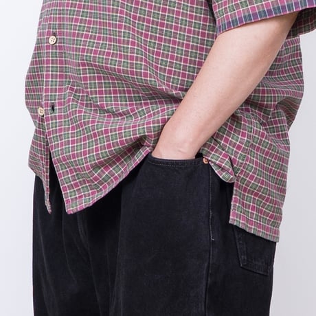 【USED】2000s Levi's : 550 "RELAXED FIT" Black Denim Jeans : w52
