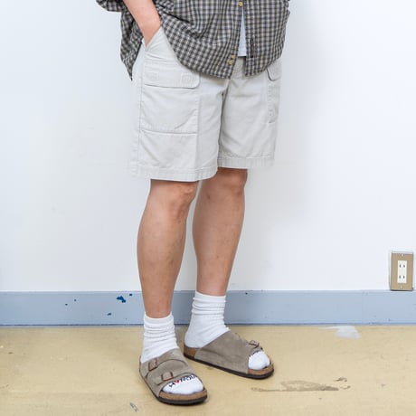 【USED】2000s Eddie Bauer : Cotton Poplin Bush Short Pant : w38