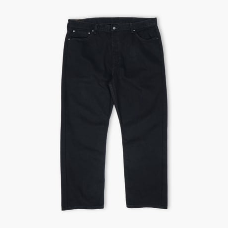 【USED】2020s Levi's : 505 "STRAIGHT FIT" Black Denim Jeans : w44