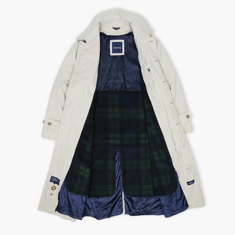 USED】1990s nautica : Microfiber Twill Balmacaa