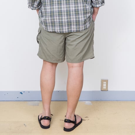 【USED】2000s BERKLEY & JENSEN : Nylon Field Short Pant : L