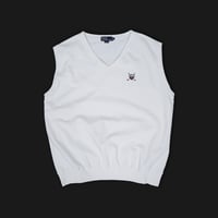 【USED】1990s Polo Ralph Lauren : Cotton Sweat V-Neck Vest : XXL