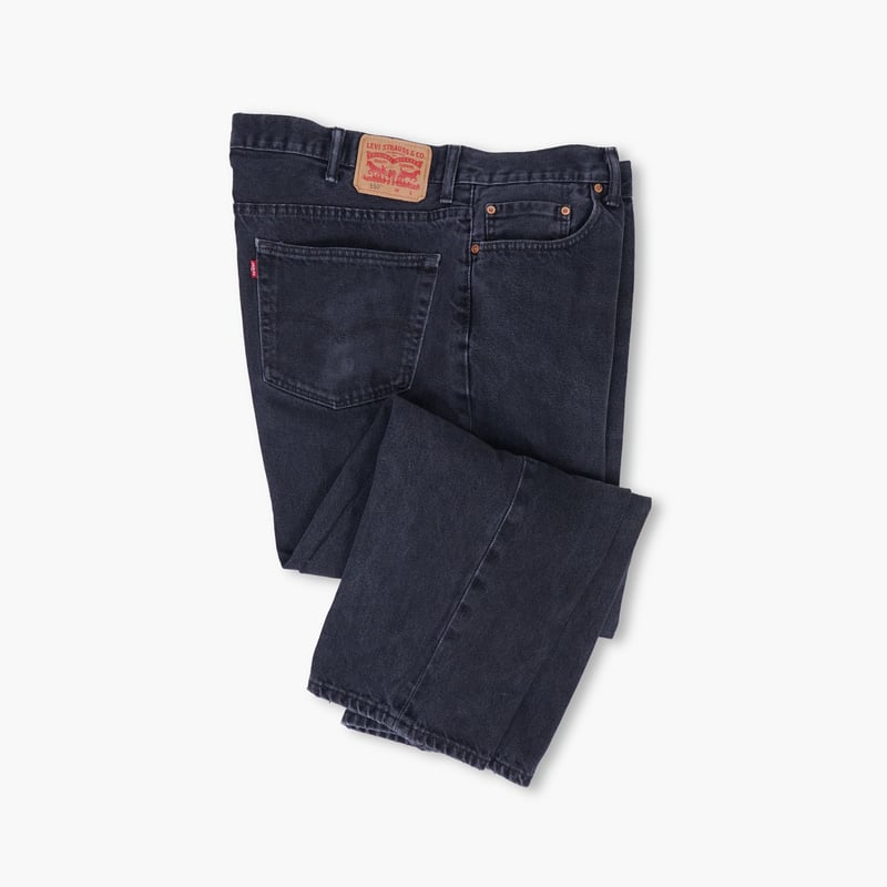 Levi's 550 リラックスフィット ブラックデニム ビッグボーイ似 Levi's - 90s カナダ製 リーバイス 550 リラックス フィット