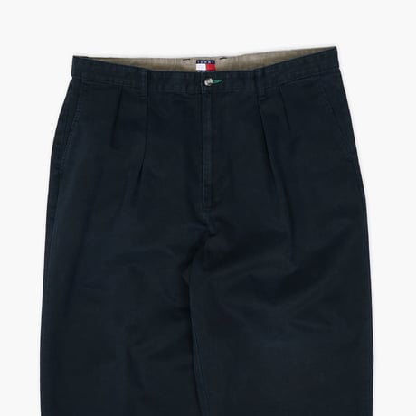【USED】1990s TOMMY HILFIGER : Chino 2Tuck Trouser : w40