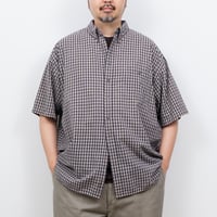 【USED】2000s Eddie Bauer : Plaid BD S/S Shirt : XXL