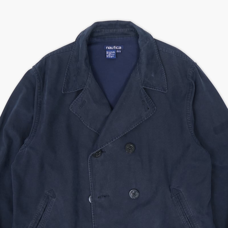 USED】1990s nautica : Cotton Duck Pea Coat : XX