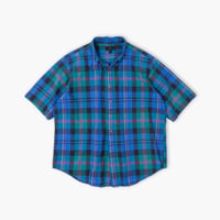 【USED】1970s-80s Abercrombie & Fitch : Plaid BD S/S Shirt : XL
