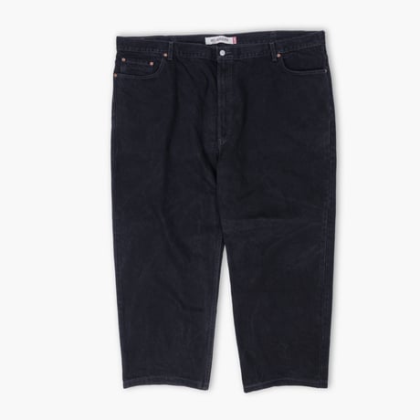 【USED】2000s Levi's : 550 "RELAXED FIT" Black Denim Jeans : w52