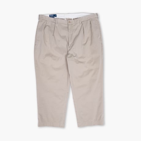 【USED】1990s-2000s Polo Ralph Lauren : "ANDREW PANT" Chino 2Tuck Trouser : w42