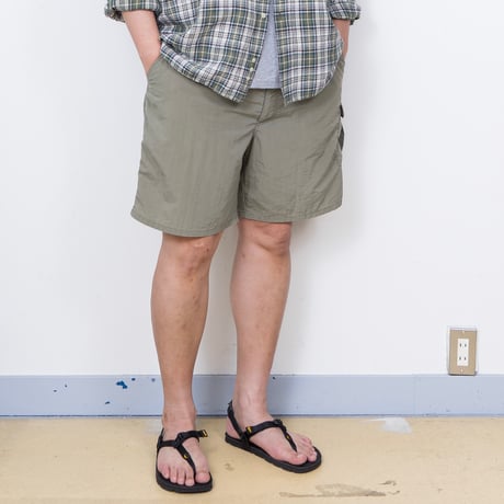 【USED】2000s BERKLEY & JENSEN : Nylon Field Short Pant : L