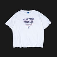 【USED】2000s ADIDAS / "NEW YORK YANKEES" Crew T-Shirt / XXL