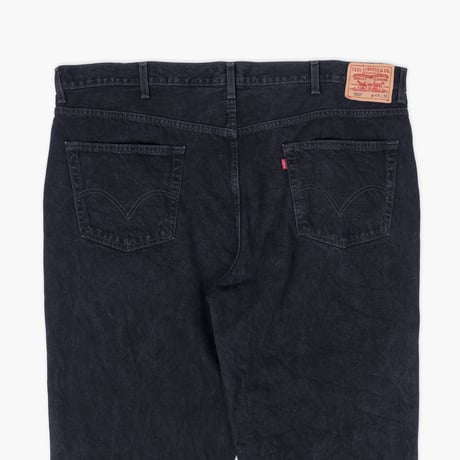 【USED】2000s Levi's : 550 "RELAXED FIT" Black Denim Jeans : w48