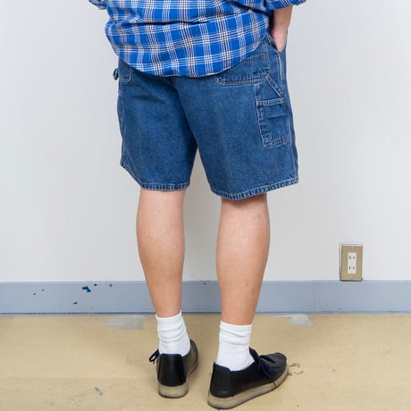 【USED】2010s carhartt USA : B28 Denim Painter's Short Pant : w44
