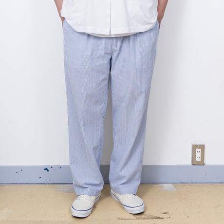 【USED】1990s-2000s Polo Ralph Lauren : "ANDREW PANT" Seersucker 2Tuck Trouser : w40