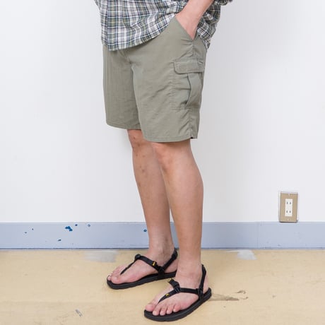 【USED】2000s BERKLEY & JENSEN : Nylon Field Short Pant : L