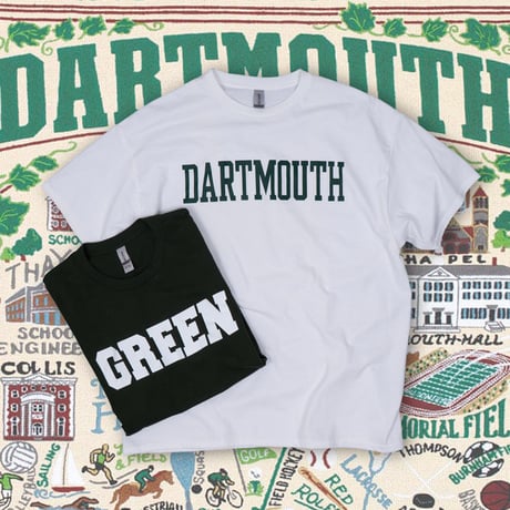 【NEW】Dartmouth College : "DARTMOUTH" Crew T-Shirt : XL