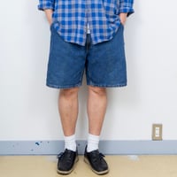 【USED】2010s carhartt USA : B28 Denim Painter's Short Pant : w44