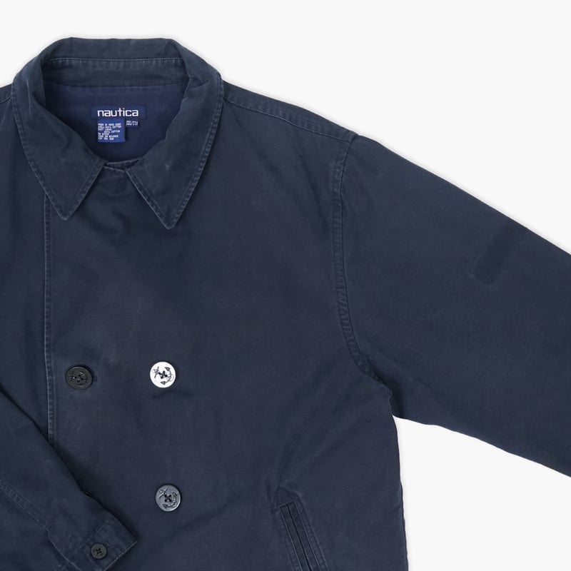 USED】1990s nautica : Cotton Duck Pea Coat : XX