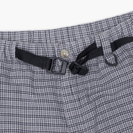 【USED】2000s Columbia Sportswear : Plaid Short Pant with Woven Belt : L
