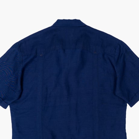 【USED】2000s CUBAVERA : Ramie Rayon Cuba Shirt : L