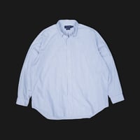 【USED】1990s-2000s RALPH LAUREN GOLF : "TILDEN" Broad Stripe BD Shirt : XXL