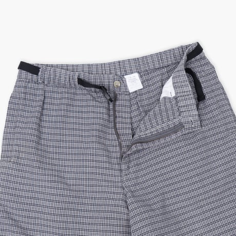【USED】2000s Columbia Sportswear : Plaid Short Pant with Woven Belt : L