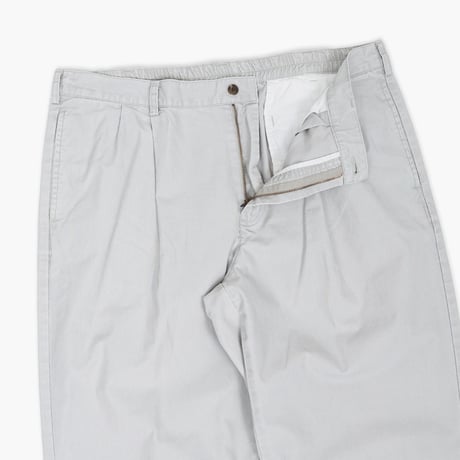 【USED】2000s L.L. Bean : 2Tuck Cotton Poplin Field Trouser : w36