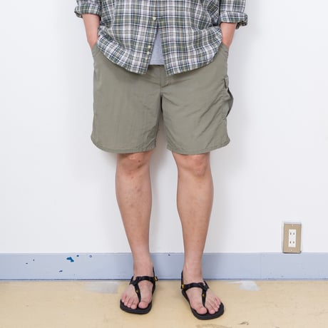 【USED】2000s BERKLEY & JENSEN : Nylon Field Short Pant : L
