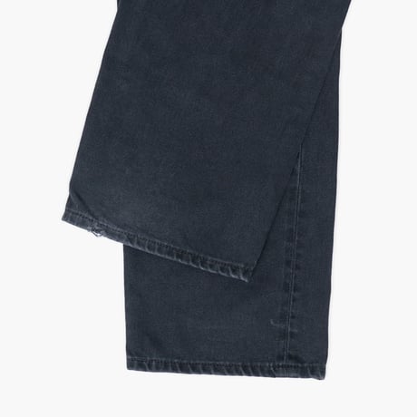 【USED】2010s Levi's : 505 "STRAIGHT FIT" Black Denim Jeans : w42