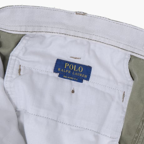 【USED】2010s-20s Polo Ralph Lauren : "RELAXED FIT" Chino Plain Front Short Pant : w38