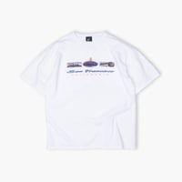 【USED】1990s HOAX : "SAN FRANCISCO" Pique Crew T-Shirt (Made in USA) : XL
