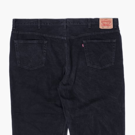 【USED】2000s Levi's : 550 "RELAXED FIT" Black Denim Jeans : w52