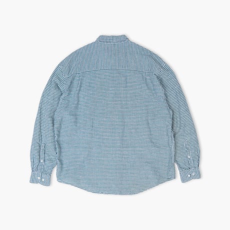 【USED】1990s-2000s Eddie Bauer : Linen Cotton Gingham Plaid BD Shirt : L