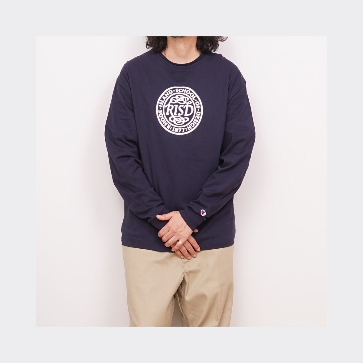 NEW】RISD / Champion USA Seal L/S T-Shirt / L,X...