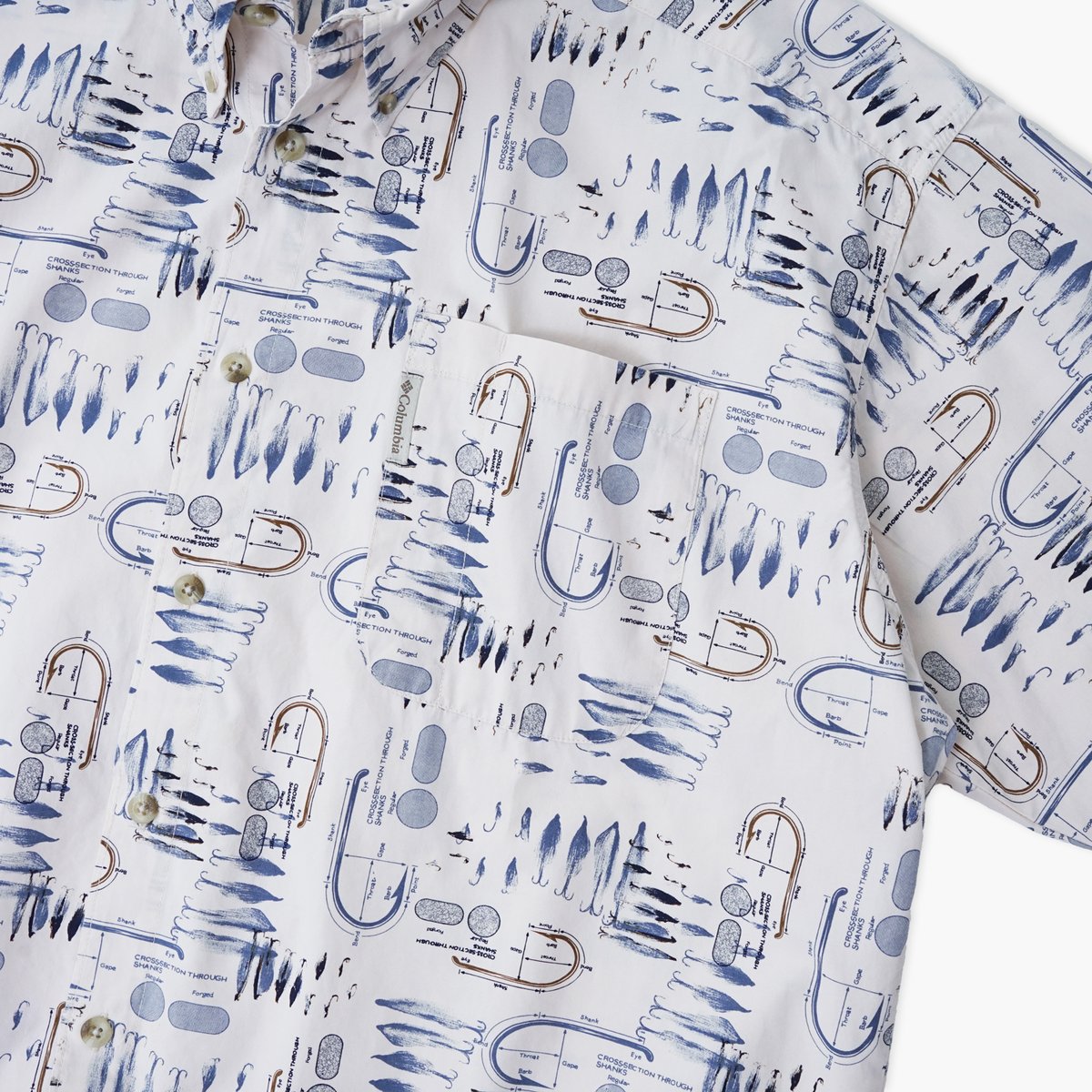 Columbia 100 90 美品 USED】1990s Columbia Sportswear / Lure Pattern