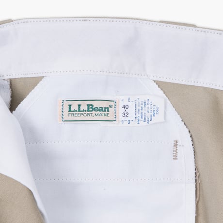 【USED】1980s L.L.Bean × Dickies USA : Plain Front Work Trouser (Made in USA) : w40