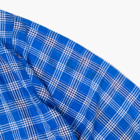 【USED】1990s-2000s Eddie Bauer : Linen Cotton Plaid Regular Shirt : XXL