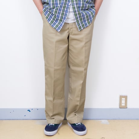 【USED】1980s L.L.Bean × Dickies USA : Plain Front Work Trouser (Made in USA) : w40