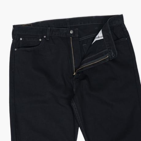 【USED】2020s Levi's : 505 "STRAIGHT FIT" Black Denim Jeans : w44