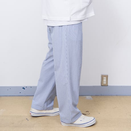 【USED】1990s-2000s Polo Ralph Lauren : "ANDREW PANT" Seersucker 2Tuck Trouser : w40