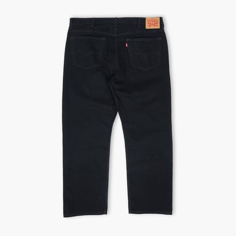 【USED】2020s Levi's : 505 "STRAIGHT FIT" Black Denim Jeans : w44