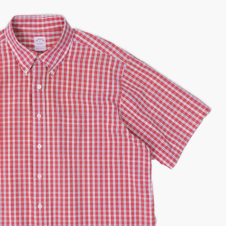 【USED】1990s-2000s Brooks Brothers : Plaid Polo Collar Shirt : XL
