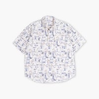 【USED】1990s Columbia Sportswear : Lure Pattern BD S/S Shirt : XL