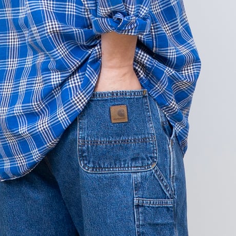 【USED】2010s carhartt USA : B28 Denim Painter's Short Pant : w44